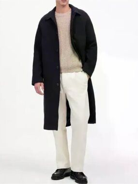 Gap Men Wool Blend Car Coat Size Large Tall New